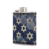 SlipperyJoe's Happy Chanoeka meerdere sterren van  Heupfles (Links)