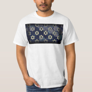 SlipperyJoe's Happy Chanoeka meerdere sterren van T-shirt