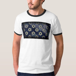 SlipperyJoe's Happy Chanoeka meerdere sterren van T-shirt