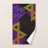 SlipperyJoe's Happy Chanoeka-ster van David Menora Bad Handdoek (Handdoek)