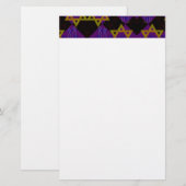 SlipperyJoe's Happy Chanoeka-ster van David Menora Briefpapier (Voorkant / Achterkant)