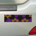 SlipperyJoe's Happy Chanoeka-ster van David Menora Bumpersticker<br><div class="desc">SlipperyJoe's Happy Hanukkah Star of David menorah Dreidel artistieke Celebration Kaarsen Joods Hebreeuws Chanoeka giften decoraties Jodendom religie cultuur religieuze praktijken tradities geometrische symbolische ontwerp diepte contrast orde symmetrie</div>