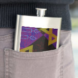 SlipperyJoe's Happy Chanoeka-ster van David Menora Flacon<br><div class="desc">SlipperyJoe's Happy Hanukkah Star of David menorah Dreidel artistieke Celebration Kaarsen Joods Hebreeuws Chanoeka giften decoraties Jodendom religie cultuur religieuze praktijken tradities geometrische symbolische ontwerp diepte contrast orde symmetrie</div>