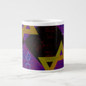 SlipperyJoe's Happy Chanoeka-ster van David Menora Grote Koffiekop (Voorkant)