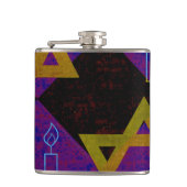 SlipperyJoe's Happy Chanoeka-ster van David Menora Heupfles (Voorkant)