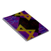 SlipperyJoe's Happy Chanoeka-ster van David Menora Notitieboek (Rechterzijde)