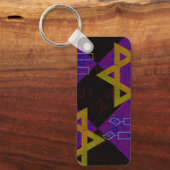 SlipperyJoe's Happy Chanoeka-ster van David Menora Sleutelhanger (Voorkant)