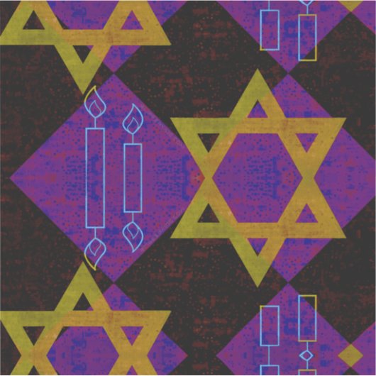 SlipperyJoe's Happy Chanoeka-ster van David Menora Sticker (Voorkant)