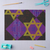 SlipperyJoe's Happy Chanoeka-ster van David Menora Tissuepapier (Craft)