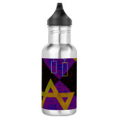 SlipperyJoe's Happy Chanoeka-ster van David Menora Waterfles (Rechts)