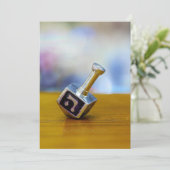 SlipperyJoe's Happy Chanoeka vierzijdig draaiend Feestdagenkaart (Staand voorkant)