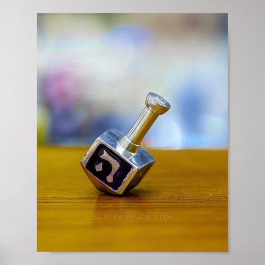 SlipperyJoe's Happy Chanoeka vierzijdig draaiend Poster (Voorkant)