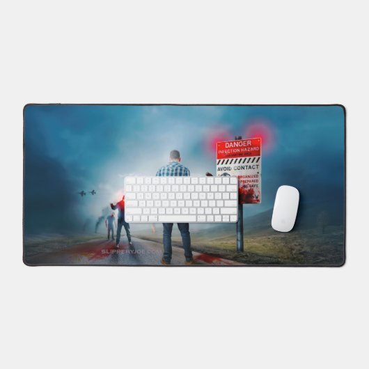 SlipperyJoe's Happy Halloween dode zombies eng b Bureaumat (Keyboard & Muis)