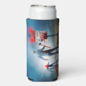 SlipperyJoe's Happy Halloween dode zombies eng b Seltzer Blikjeskoeler (Seltzer Achterkant)