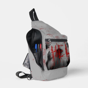SlipperyJoe's Happy Halloween LGBTQIA sheet chili Sling Bag