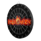 SlipperyJoe's Happy Halloween pompoen gloeiende og Dartbord (Voorkant Rechts)