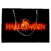 SlipperyJoe's Happy Halloween pompoen gloeiende og Groot Cadeauzakje (Achterkant)