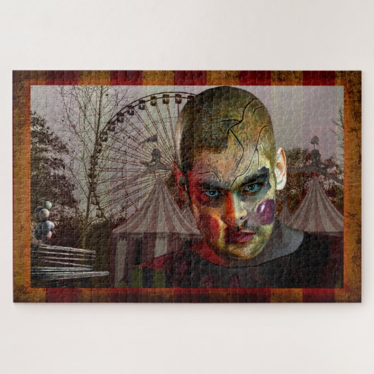 SlipperyJoe's Happy Halloween-pop-pop-gezicht Legpuzzel (Horizontaal)