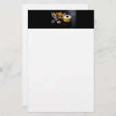 SlipperyJoe's Happy Hanukkah Star of David munt me Briefpapier (Voorkant / Achterkant)