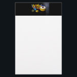 SlipperyJoe's Happy Hanukkah Star of David munt me Briefpapier<br><div class="desc">SlipperyJoe's Happy Hanukkah Star of David munt menorah kleurrijke kaarsen Celebration Jewish sufganiyah traktatie Hebreeuwse Chanoeka dreidels traditionele spinning topjes geschenken decoraties Judaïsme religie Artistieke gelei-gevulde donut poedersuiker</div>