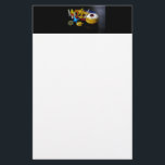 SlipperyJoe's Happy Hanukkah Star of David munt me Briefpapier<br><div class="desc">SlipperyJoe's Happy Hanukkah Star of David munt menorah kleurrijke kaarsen Celebration Jewish sufganiyah traktatie Hebreeuwse Chanoeka dreidels traditionele spinning topjes geschenken decoraties Judaïsme religie Artistieke gelei-gevulde donut poedersuiker</div>