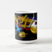 SlipperyJoe's Happy Hanukkah Star of David munt me Koffiemok (Center)