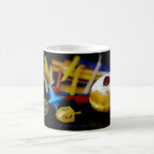 SlipperyJoe's Happy Hanukkah Star of David munt me Koffiemok (Center)