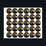 SlipperyJoe's Happy Hanukkah Star of David munt me Labels<br><div class="desc">SlipperyJoe's Happy Hanukkah Star of David munt menorah kleurrijke kaarsen Celebration Jewish sufganiyah traktatie Hebreeuwse Chanoeka dreidels traditionele spinning topjes geschenken decoraties Judaïsme religie Artistieke gelei-gevulde donut poedersuiker</div>