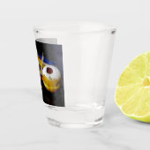 SlipperyJoe's Happy Hanukkah Star of David munt me Shot Glas (Rechts)