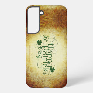 SlipperyJoe's Happy St. Patrick's Day, drie bladzi Samsung Galaxy Hoesje