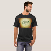 SlipperyJoe's Happy St. Patrick's Day, drie bladzi T-shirt (Voorkant volledig)