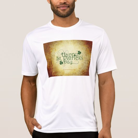 SlipperyJoe's Happy St. Patrick's Day, drie bladzi T-shirt (Voorkant)