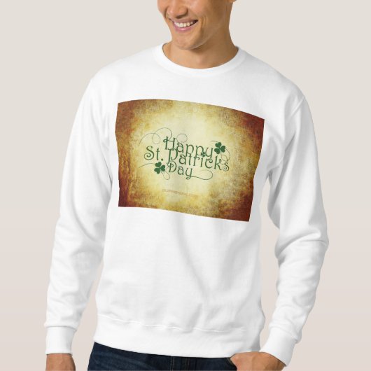 SlipperyJoe's Happy St. Patrick's Day, drie bladzi Trui (Voorkant)