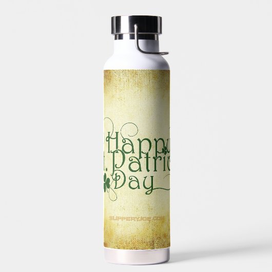 SlipperyJoe's Happy St. Patrick's Day, drie bladzi Waterfles (Links)