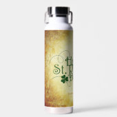 SlipperyJoe's Happy St. Patrick's Day, drie bladzi Waterfles (Voorkant)