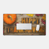 SlipperyJoe's Happy Thanksgiving pompoen gedroogd Bureaumat (Keyboard & Muis)