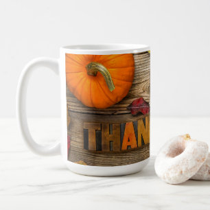 SlipperyJoe's Happy Thanksgiving pompoen gedroogd Koffiemok