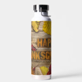 SlipperyJoe's Happy Thanksgiving pompoen gedroogd  Waterfles (Links)