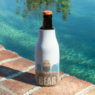 SlipperyJoe's harige lichaam beer lichaam man onge Flesjeskoeler