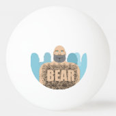 SlipperyJoe's harige lichaam beer lichaam man onge Pingpongbal (Achterkant)