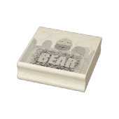 SlipperyJoe's harige lichaam beer lichaam man onge Rubberstempel (Stempel)