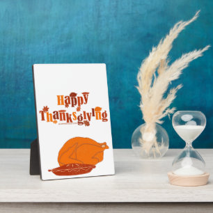 SlipperyJoe's heldere feestelijke Thanksgiving-afb Fotoplaat