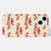 SlipperyJoe's heldere feestelijke Thanksgiving gra Case-Mate iPhone Case (Achterkant (horizontaal))