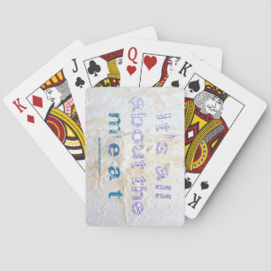 SlipperyJoe's Het draait allemaal om vleeswoorden  Pokerkaarten