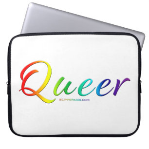SlipperyJoe's homo-pride kleuren een trots symbool Laptop Sleeve