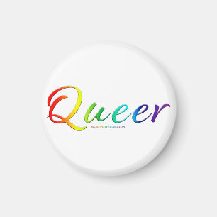 SlipperyJoe's homo-pride kleuren een trots symbool Magneet