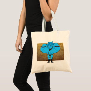 SlipperyJoe's homo spierberen cartoon broekje leer Tote Bag