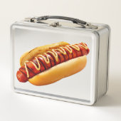 SlipperyJoe's hotdog genesteld zacht broodje leven (Voorkant)