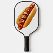 SlipperyJoe's hotdog genesteld zacht broodje leven Pickleball Paddle (Voorkant)