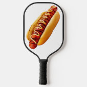 SlipperyJoe's hotdog genesteld zacht broodje leven Pickleball Paddle (Achterkant)